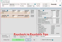 Paycheck to Paycheck Tips